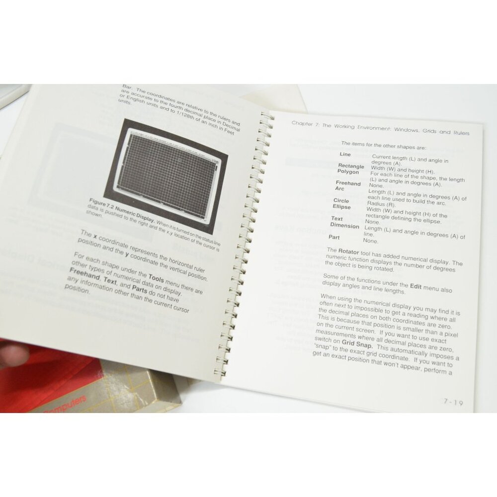 Vintage PC Software Aegis Draw 2000 CAD Commodore Amiga 1988 Manual Disks - Picture 4 of 7